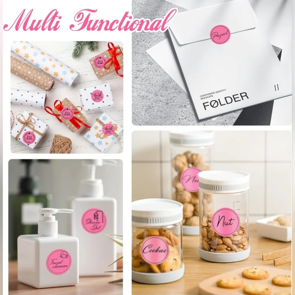 100ct 2x2 CUSTOMIZE LABELS 4 COLORS TO CHOOSE FROM